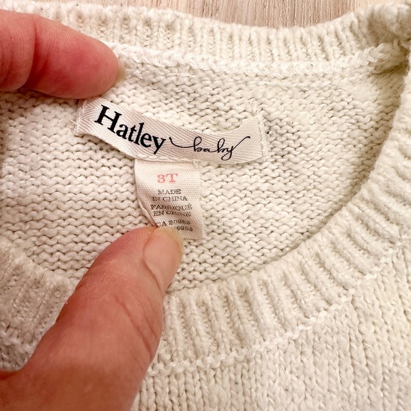 Hatley toddler girl cat sweater size 3 - Picture 3 of 5
